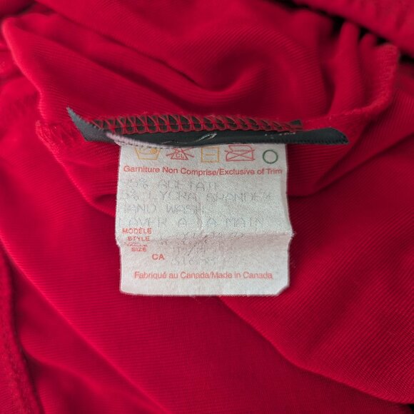 Red Flair Midi Skirt - Picture 5 of 5